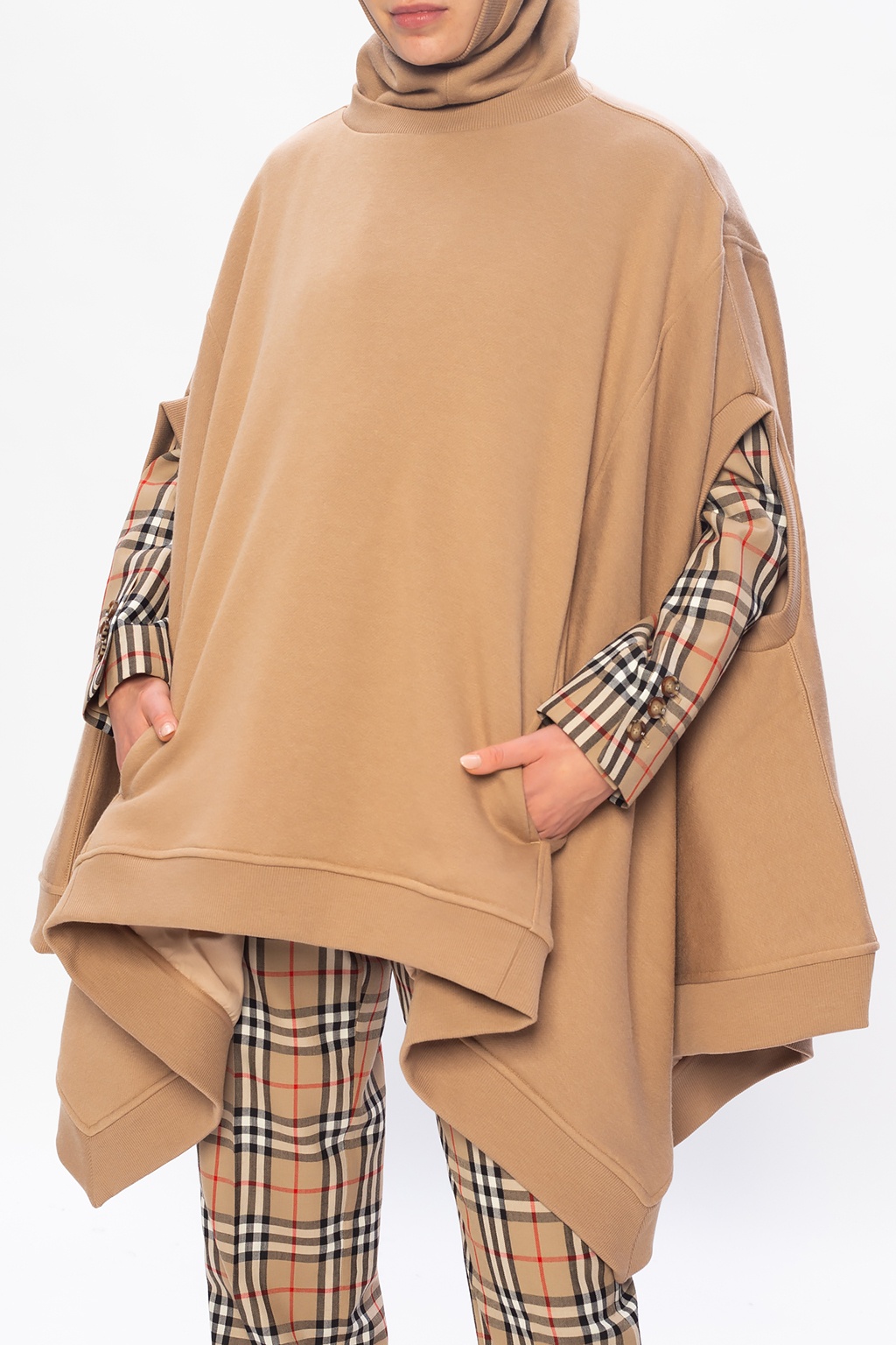 Burberry Hooded poncho